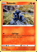 Salandit 027/163 Common Battle Styles Pokemon Lightly Played