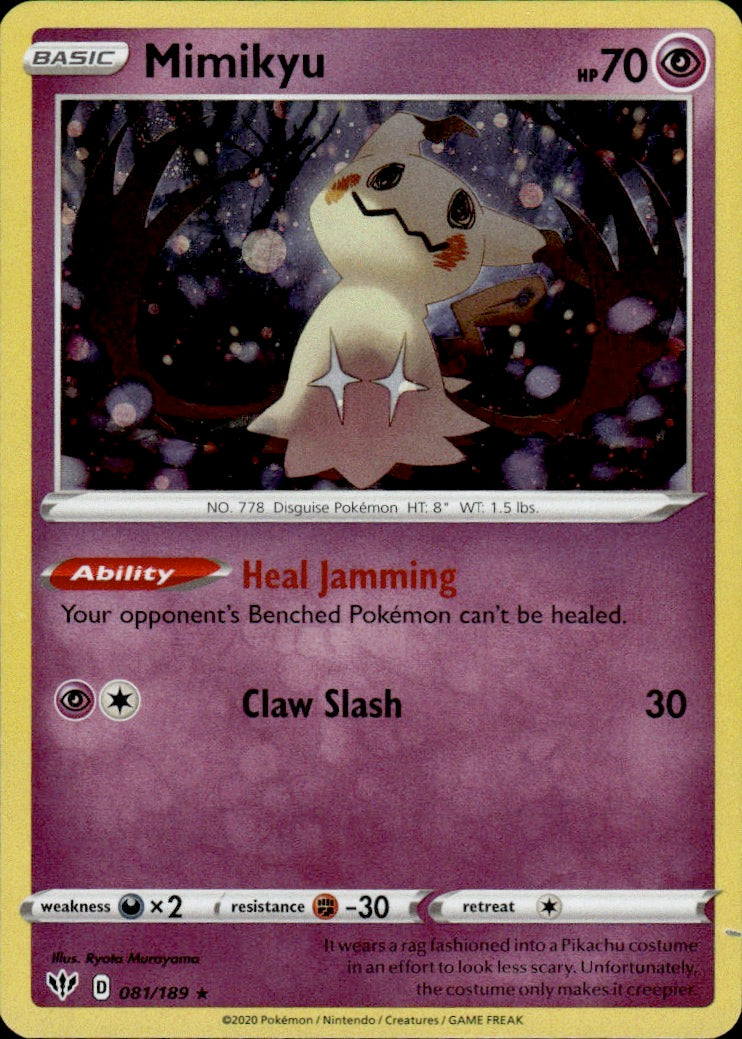 Mimikyu (Cosmos Holo) 081/189 Cosmos Pokemon LP