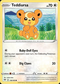Teddiursa 138/189 Common Darkness Ablaze Pokemon Lightly Played