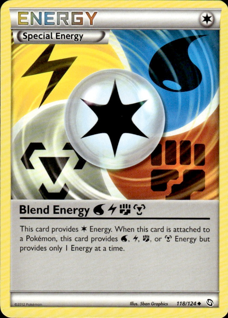 Blend Energy WaterLightningFightingMetal 118/124 Dragons Exalted Pokemon LP