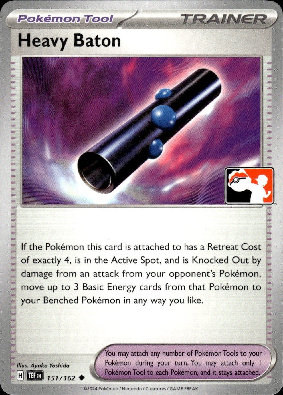 Heavy Baton 151/162 Uncommon Prize Pack Series Cards Pokemon Near Mint