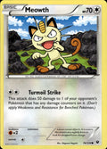 Meowth 74/124 Common Fates Collide Pokemon Lightly Played
