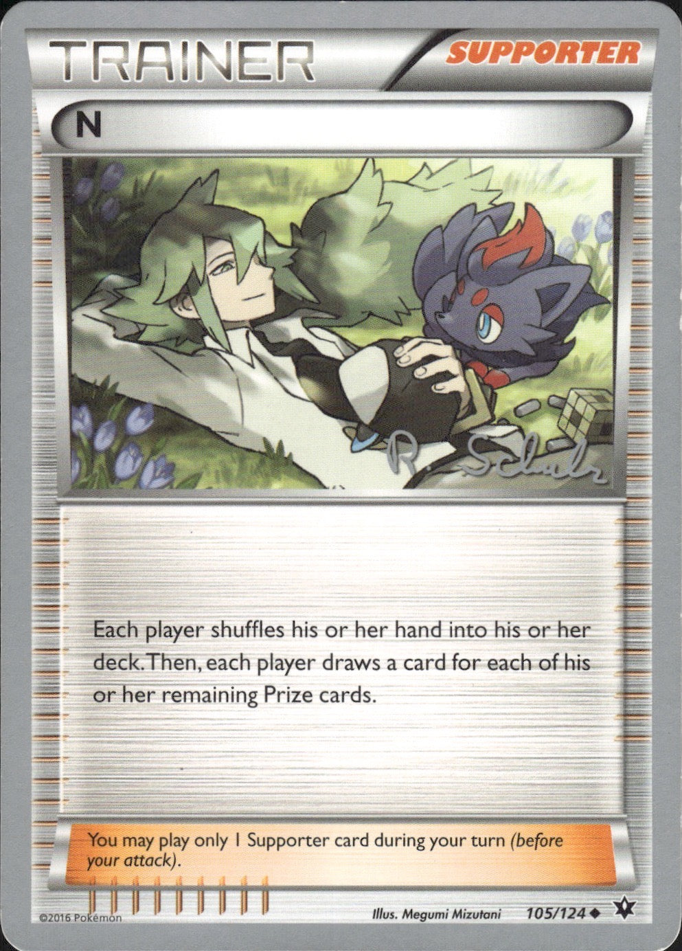 N (Robin Schulz) 105/124 Uncommon World Championship Decks Pokemon LP