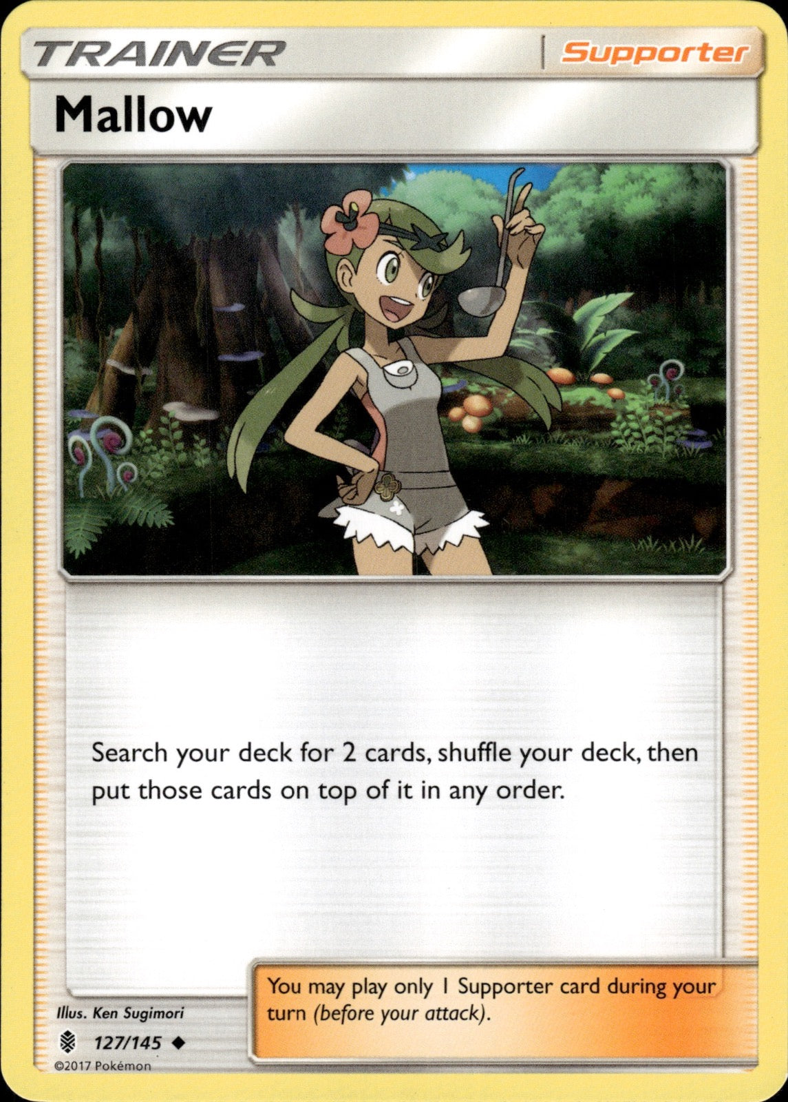 Mallow 127/145 Uncommon Guardians Rising Pokemon Lightly Played