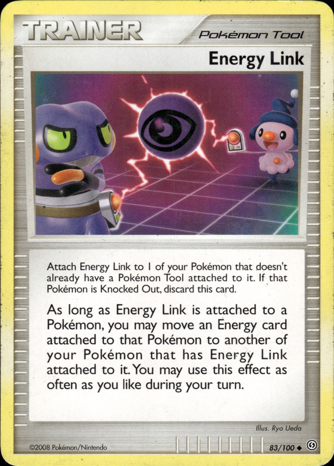 Energy Link 83/100 Uncommon Stormfront Pokemon Lightly Played