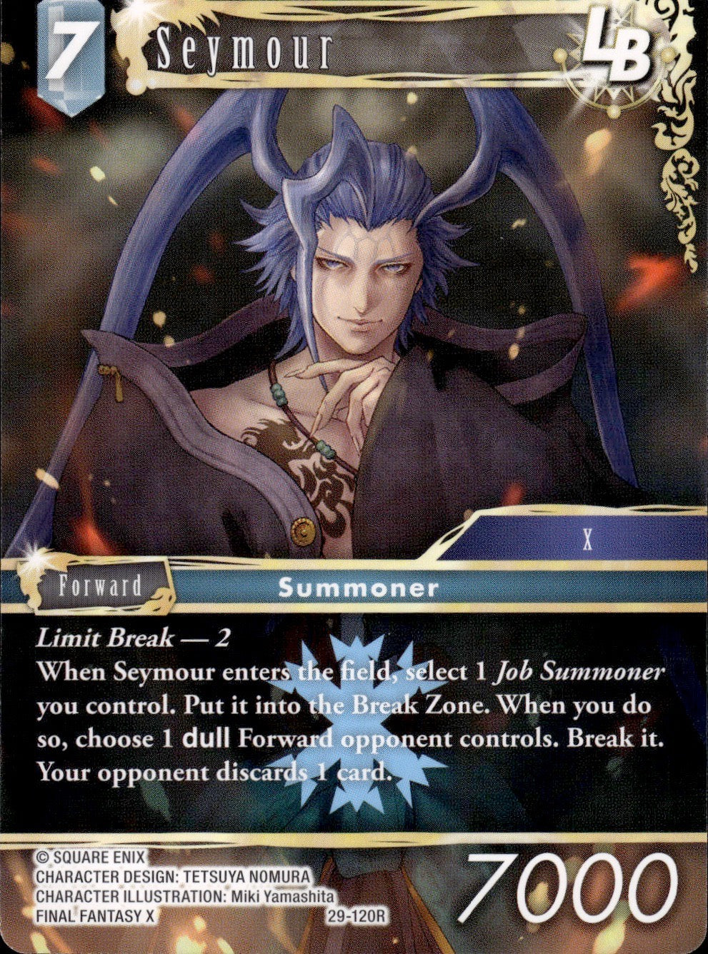 Seymour 29-120R Rare Blissful Eternity Final Fantasy Near Mint