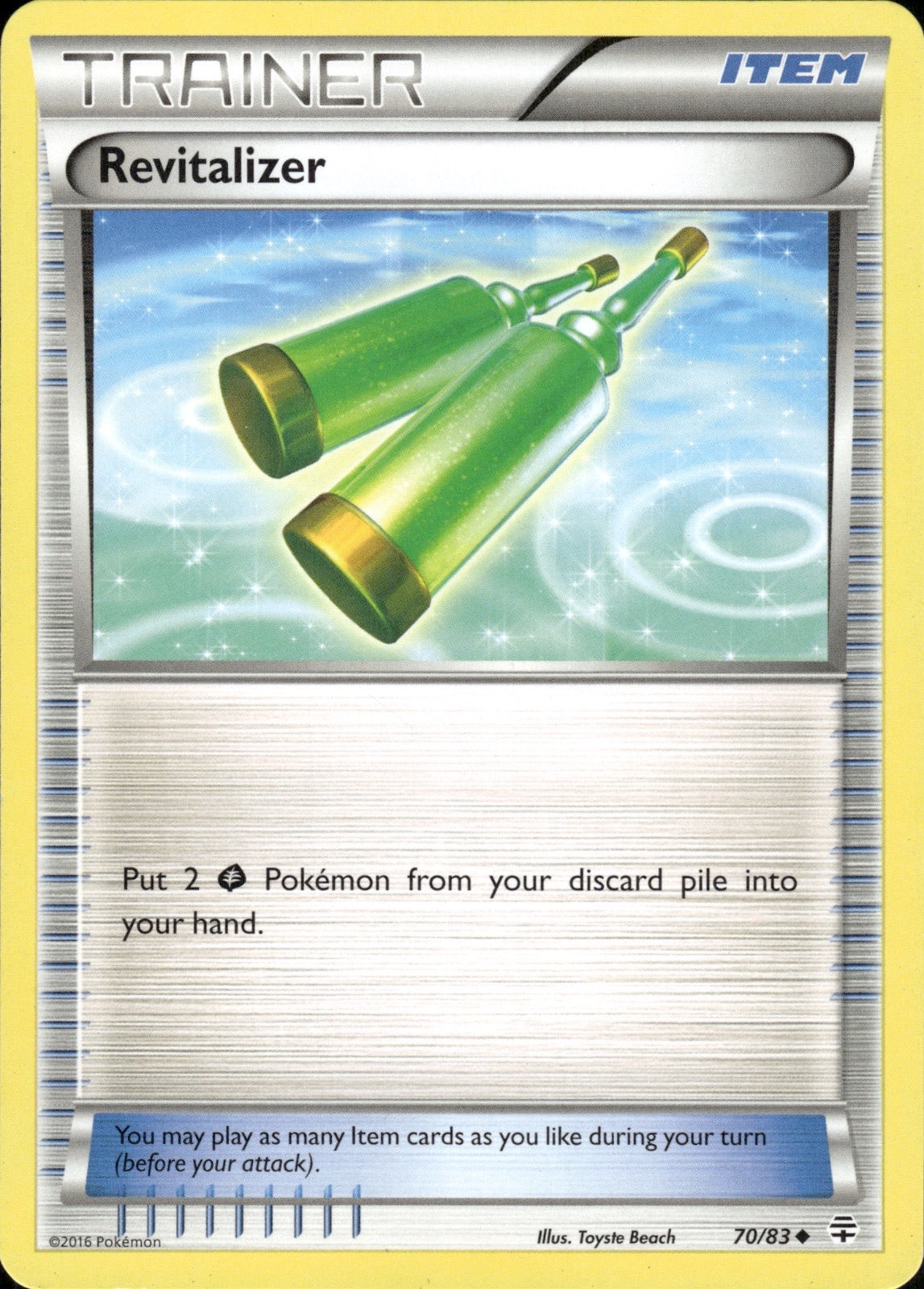 Revitalizer 70/83 Uncommon Generations Pokemon Lightly Played