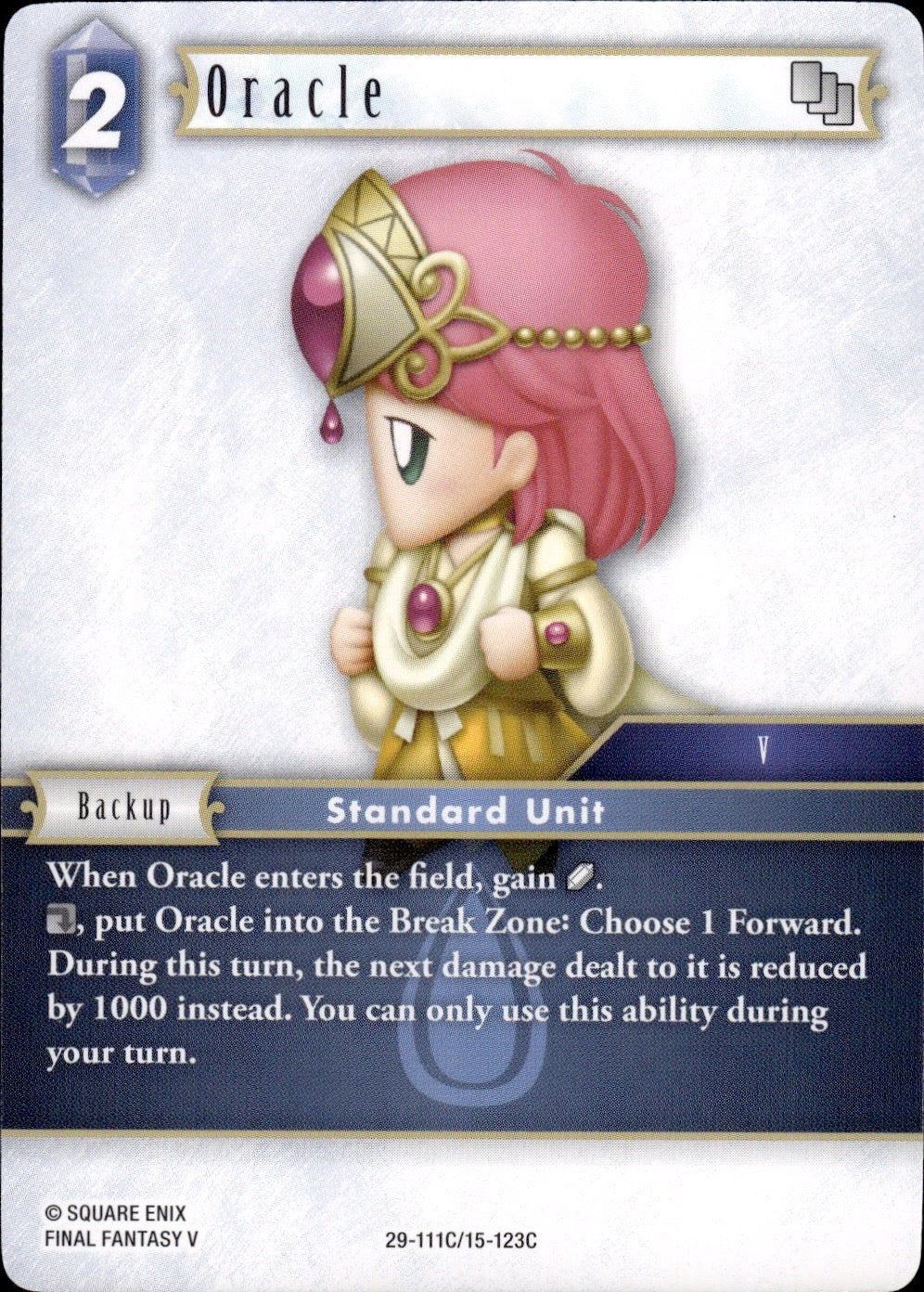 Oracle 29-111C/15-123C Common Blissful Eternity Final Fantasy Near Mint