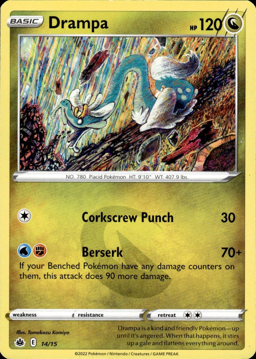 Drampa 014/015 Promo McDonald's Promos 2022 Pokemon Lightly Played
