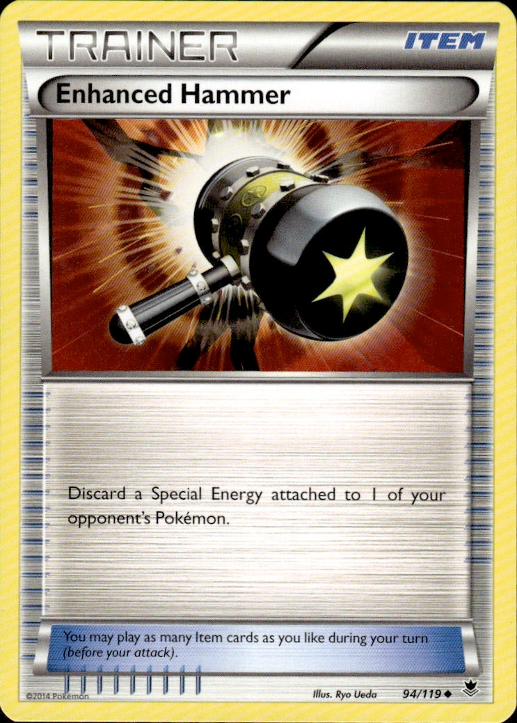 Enhanced Hammer 94/119 Uncommon Phantom Forces Pokemon Lightly Played