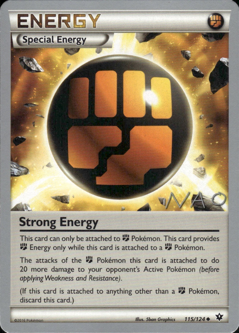Strong Energy (Naohito Inoue) 115/124 World Championship Decks Pokemon LP