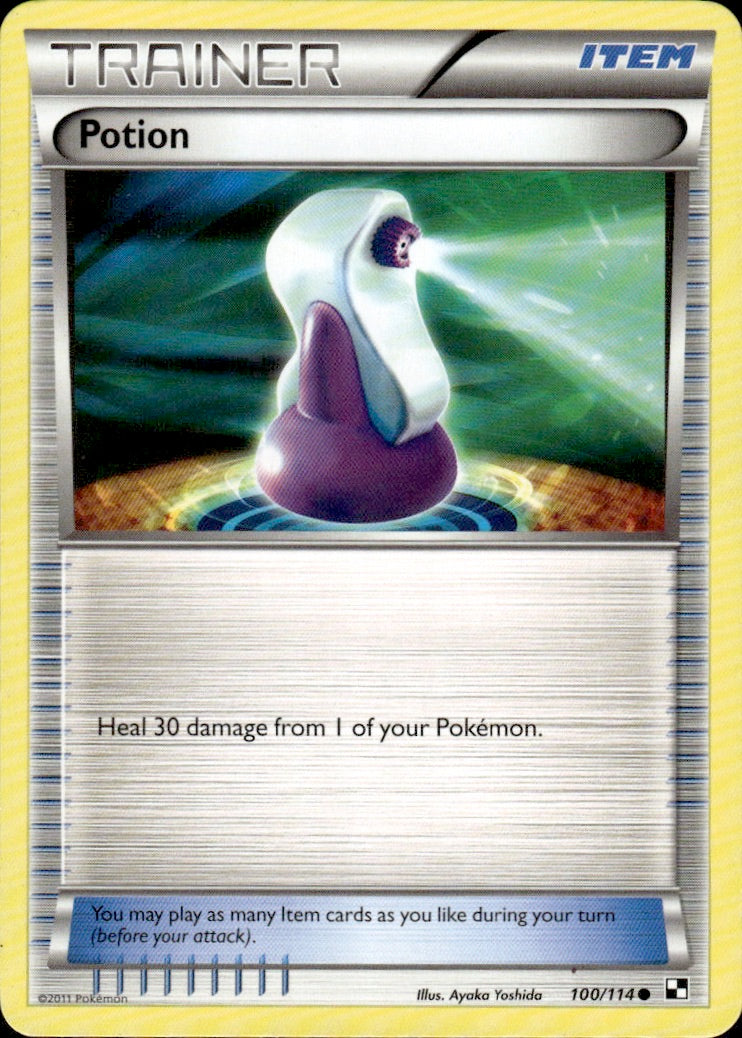 Potion 100/114 Common Black & White Pokemon Lightly Played