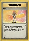 Lass 75/102 Rare Base Set Unlimited Pokemon Lightly Played