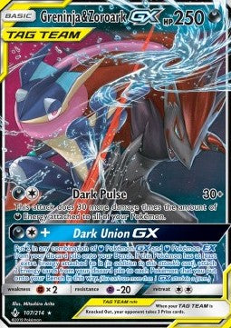 Greninja & Zoroark GX UNB 107 Unbroken Bonds