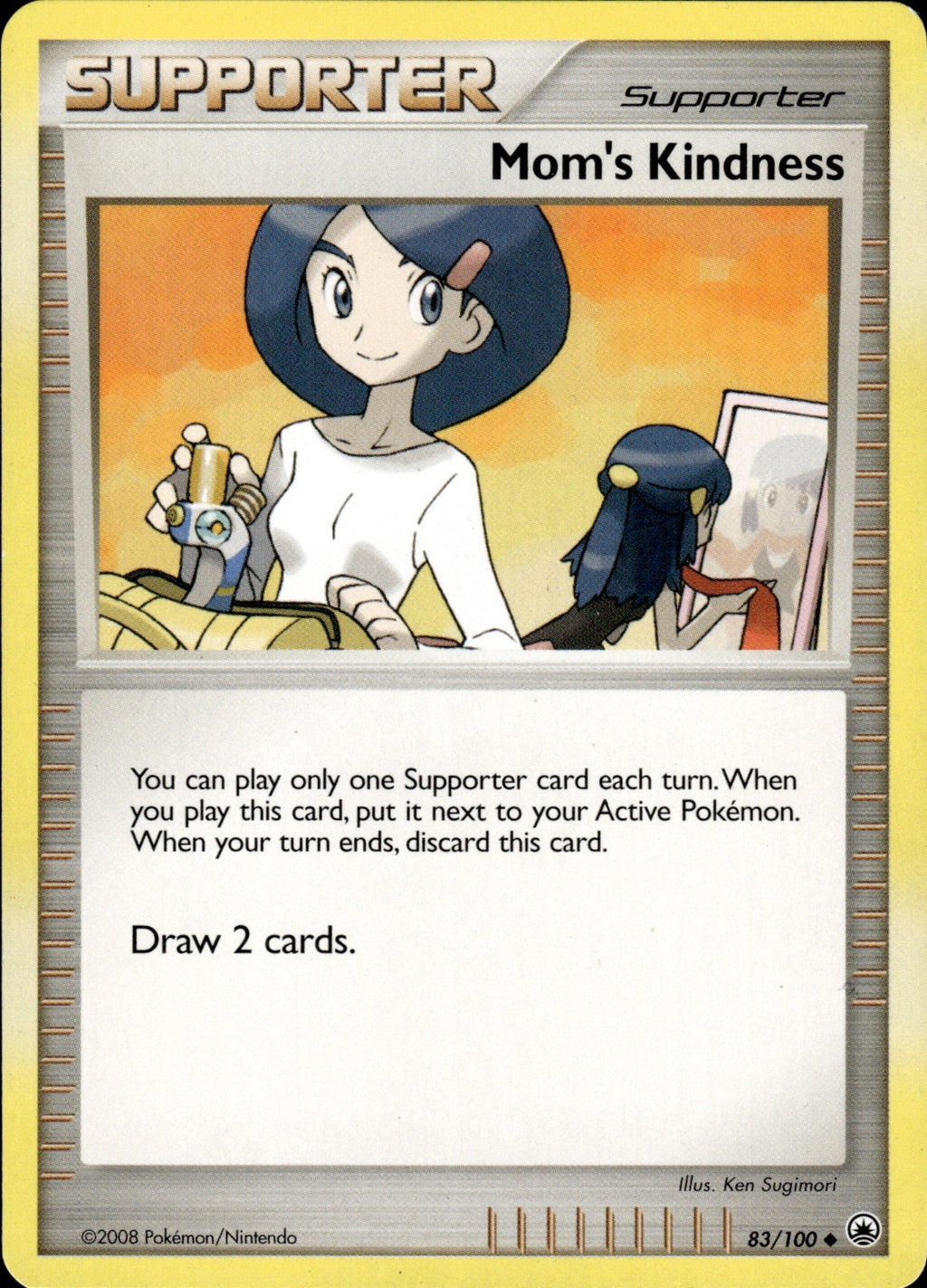 Mom's Kindness 83/100 Uncommon Majestic Dawn Pokemon Lightly Played
