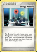 Energy Restore 86/99 Uncommon Arceus Pokemon Lightly Played