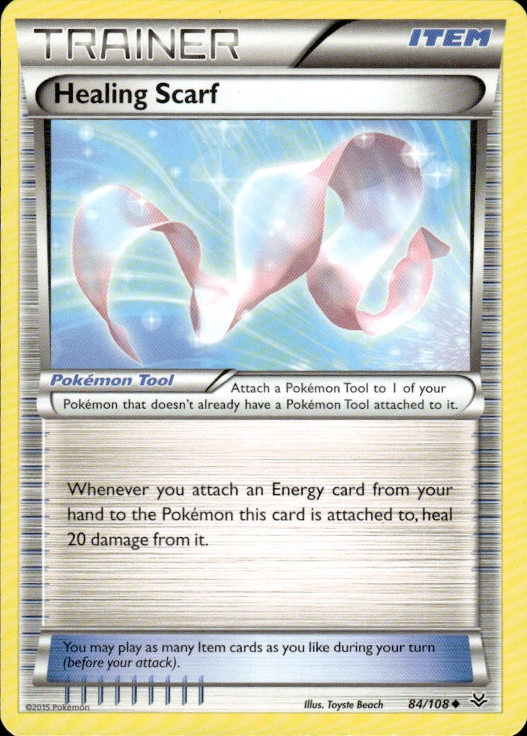 Healing Scarf 84/108 Uncommon Roaring Skies Pokemon Lightly Played