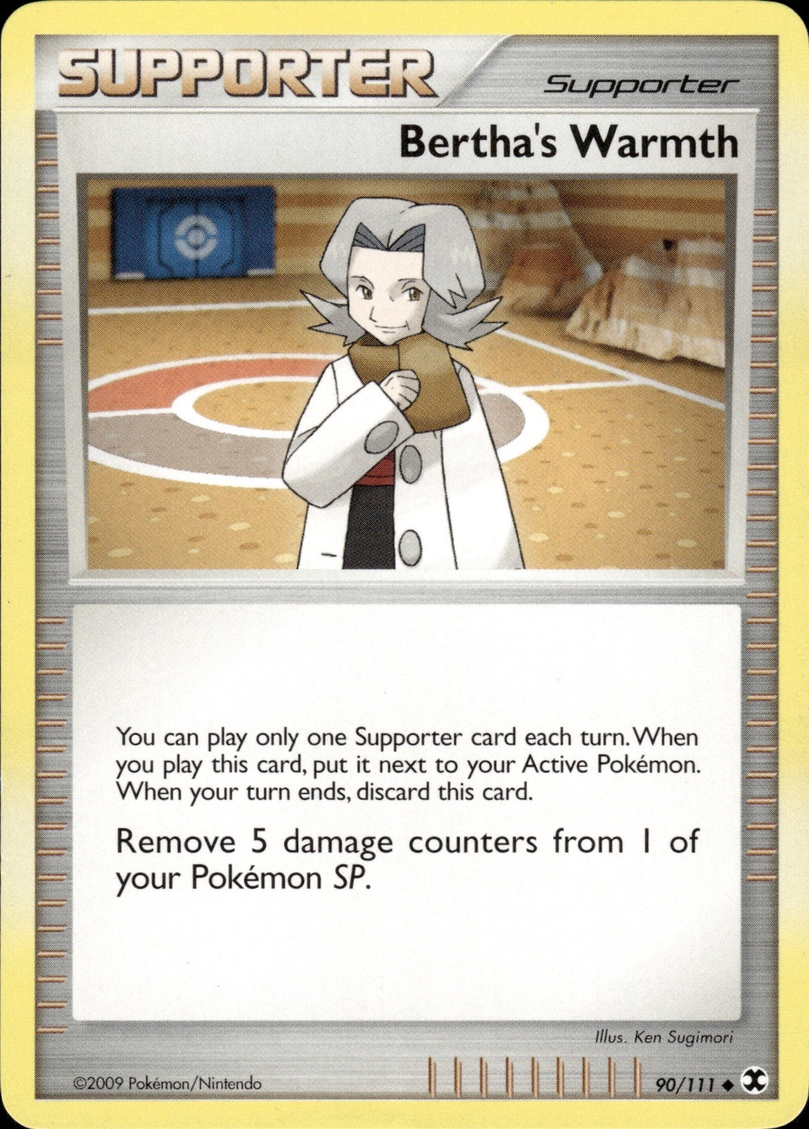 Bertha's Warmth 90/111 Uncommon Rising Rivals Pokemon Lightly Played
