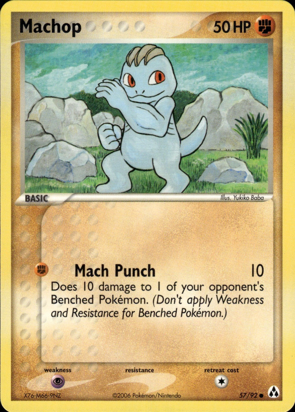 Machop 57/92 Common Legend Maker Pokemon Lightly Played