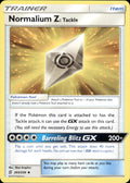 Normalium Z: Tackle 203/236 Uncommon Unified Minds Pokemon Lightly Played