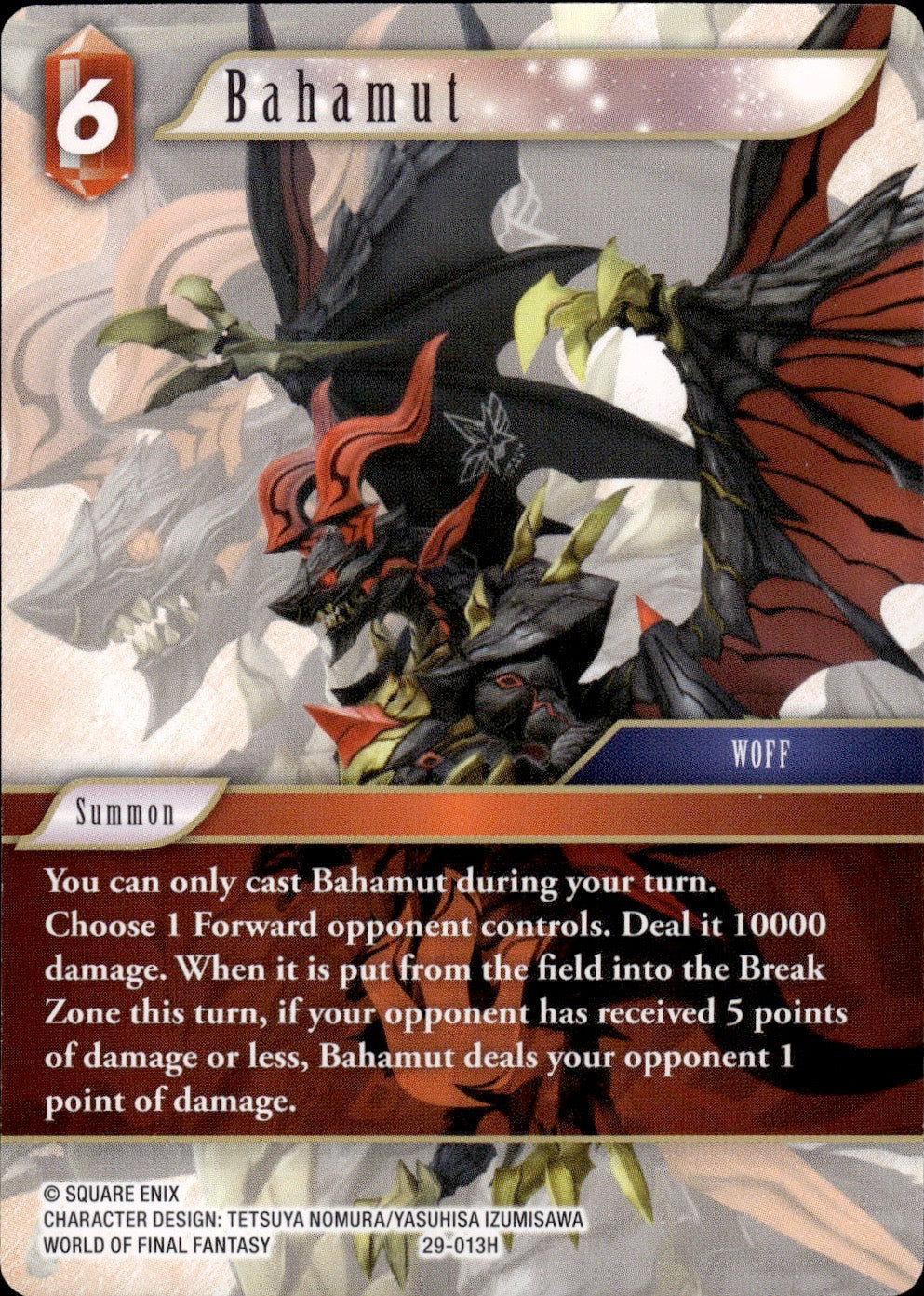 Bahamut 29-013H Hero Blissful Eternity Final Fantasy Near Mint