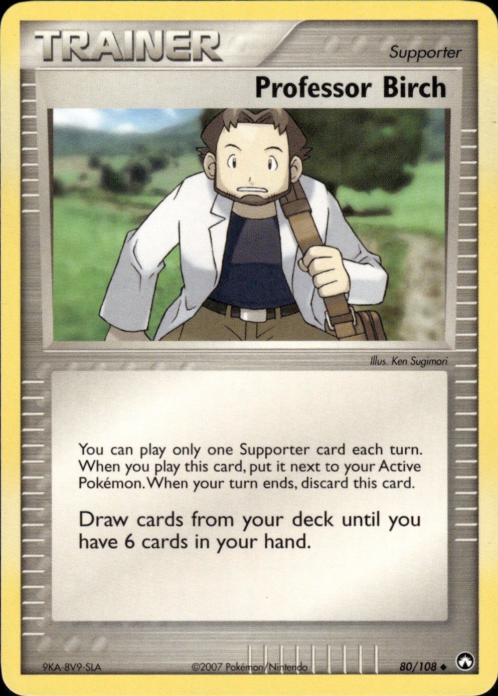 Professor Birch 80/108 Uncommon Power Keepers Pokemon Lightly Played