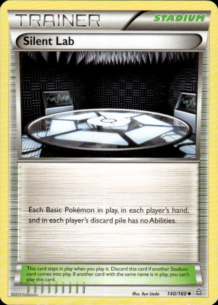 Silent Lab 140/160 Uncommon Primal Clash Pokemon Lightly Played