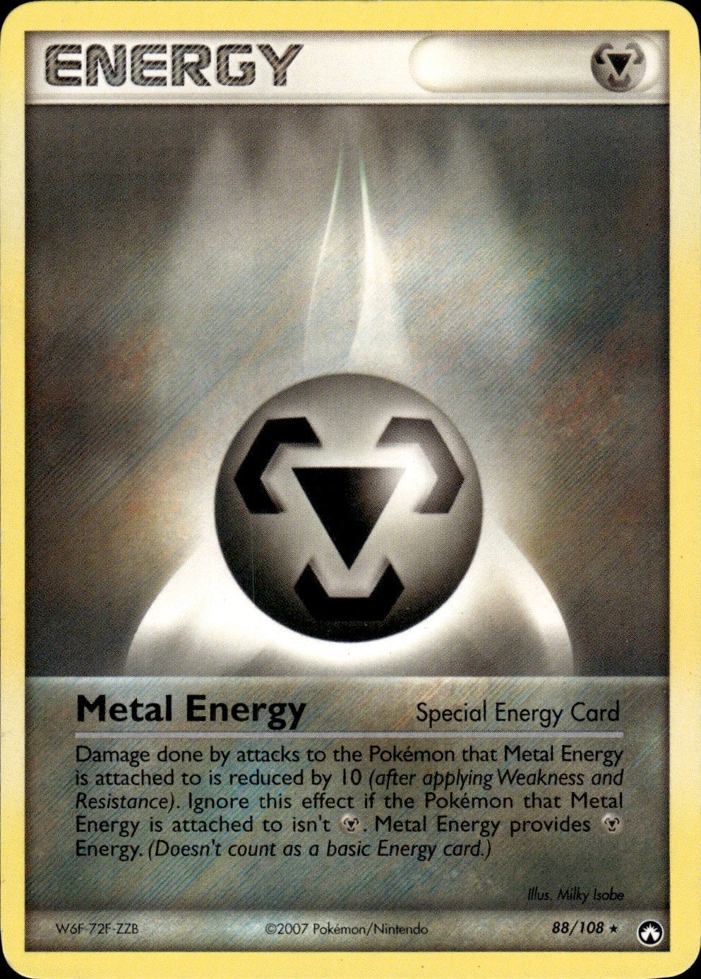 Metal Energy 88/108 Rare Power Keepers Pokemon Lightly Played
