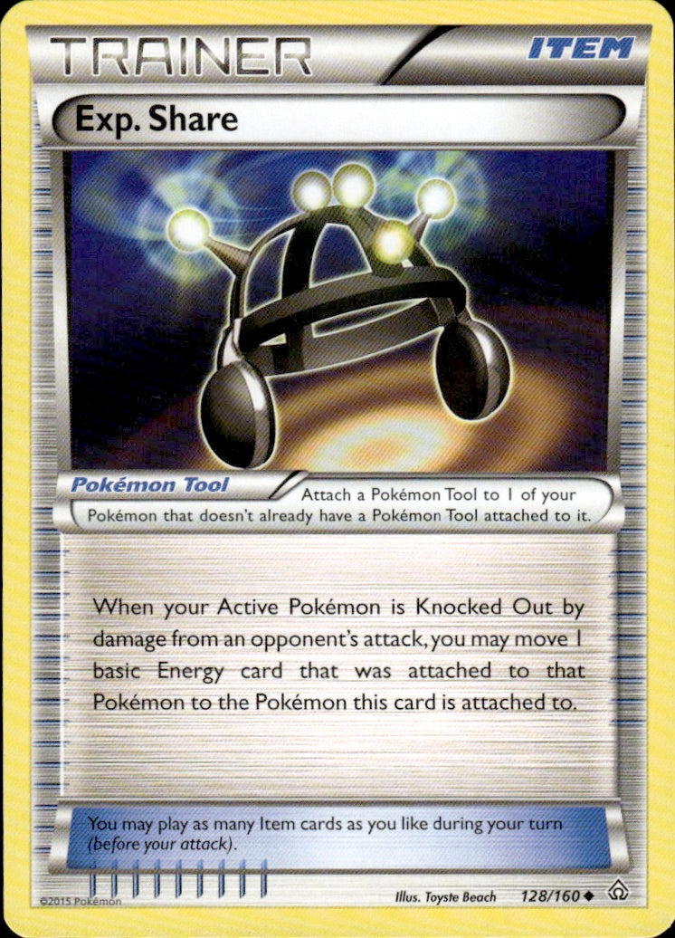 Exp. Share 128/160 Uncommon Primal Clash Pokemon Lightly Played