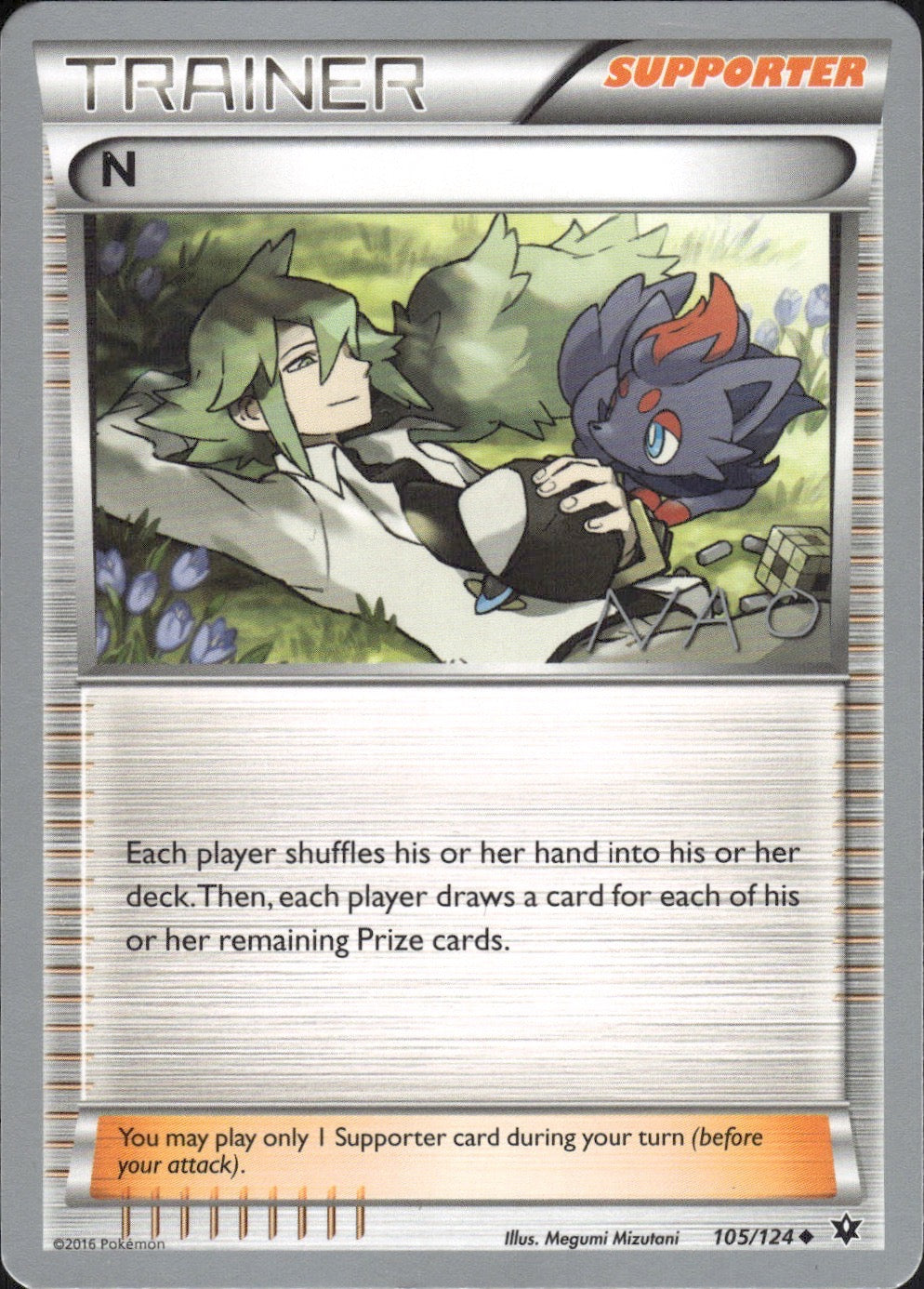 N (Naohito Inoue) 105/124 Uncommon World Championship Decks Pokemon LP