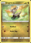 Jangmo-o 75/111 Common Crimson Invasion Pokemon Lightly Played