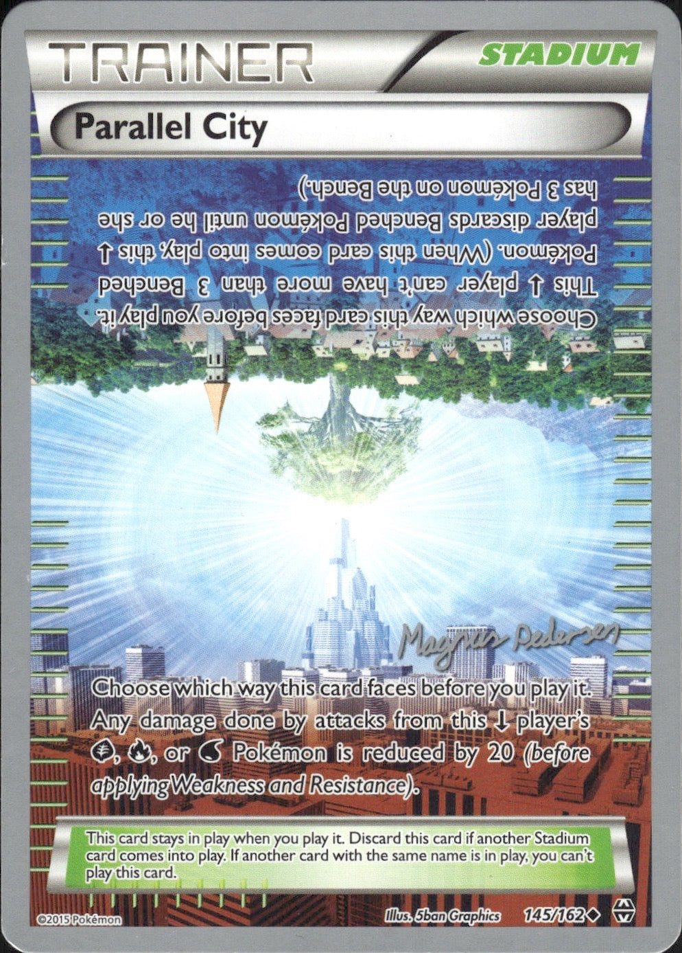 Parallel City (Magnus Pedersen) 145/162 World Championship Decks Pokemon LP