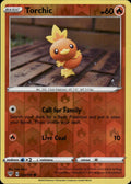 Torchic 022/189 Common Darkness Ablaze Pokemon Reverse Holo Lightly Played