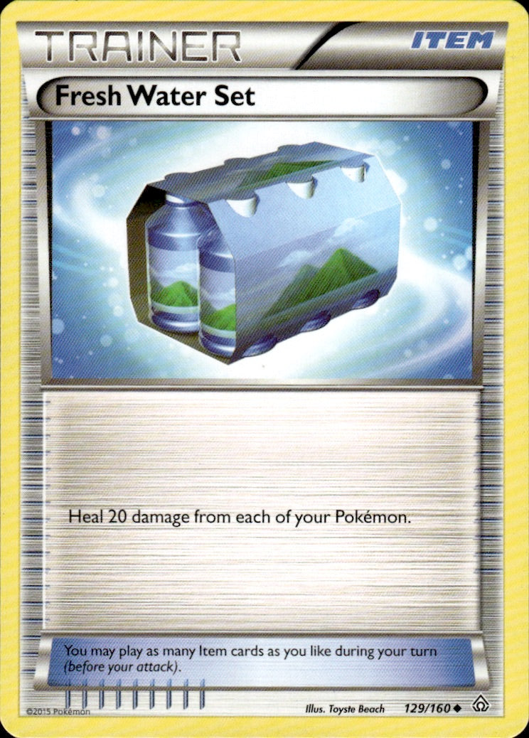 Fresh Water Set 129/160 Uncommon Primal Clash Pokemon Lightly Played