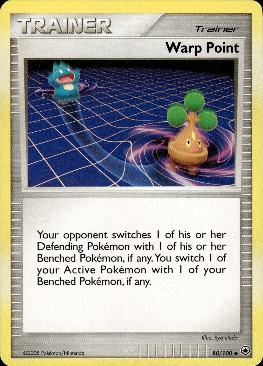 Warp Point 88/100 Uncommon Majestic Dawn Pokemon Lightly Played