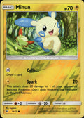 Minun 34/73 Common Shining Legends Pokemon Reverse Holo Lightly Played