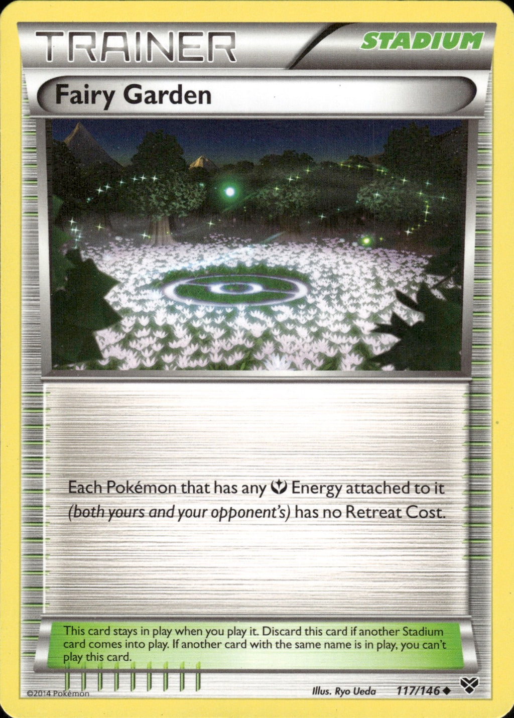 Fairy Garden 117/146 Uncommon XY Base Set Pokemon Lightly Played