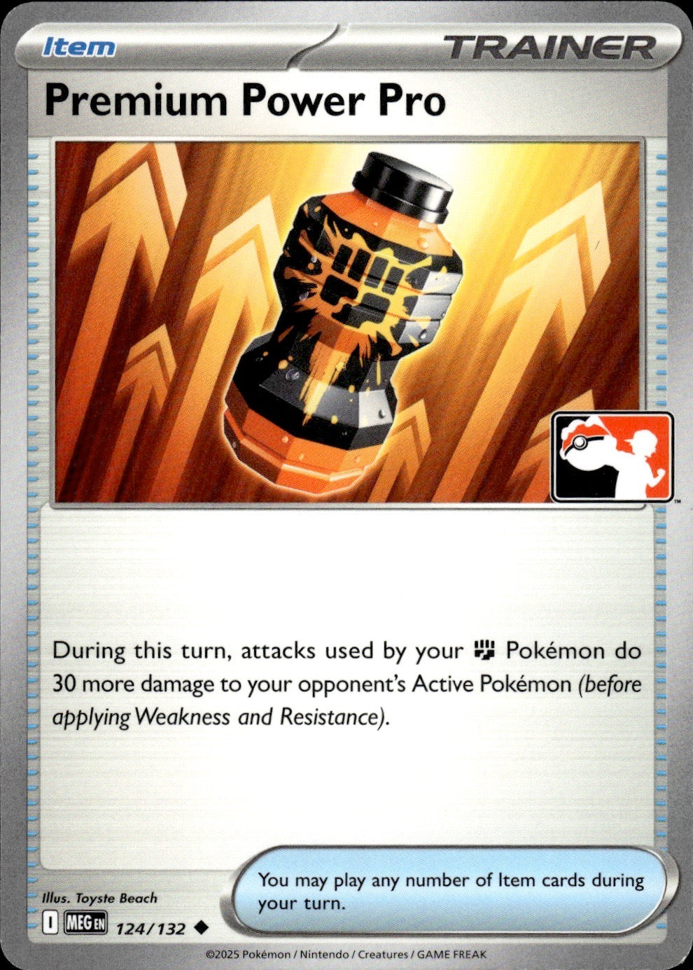 Premium Power Pro 124/132 Uncommon Prize Pack Series Cards Pokemon Near Mint