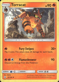 Torracat 25/149 Uncommon SM Base Set Pokemon Lightly Played