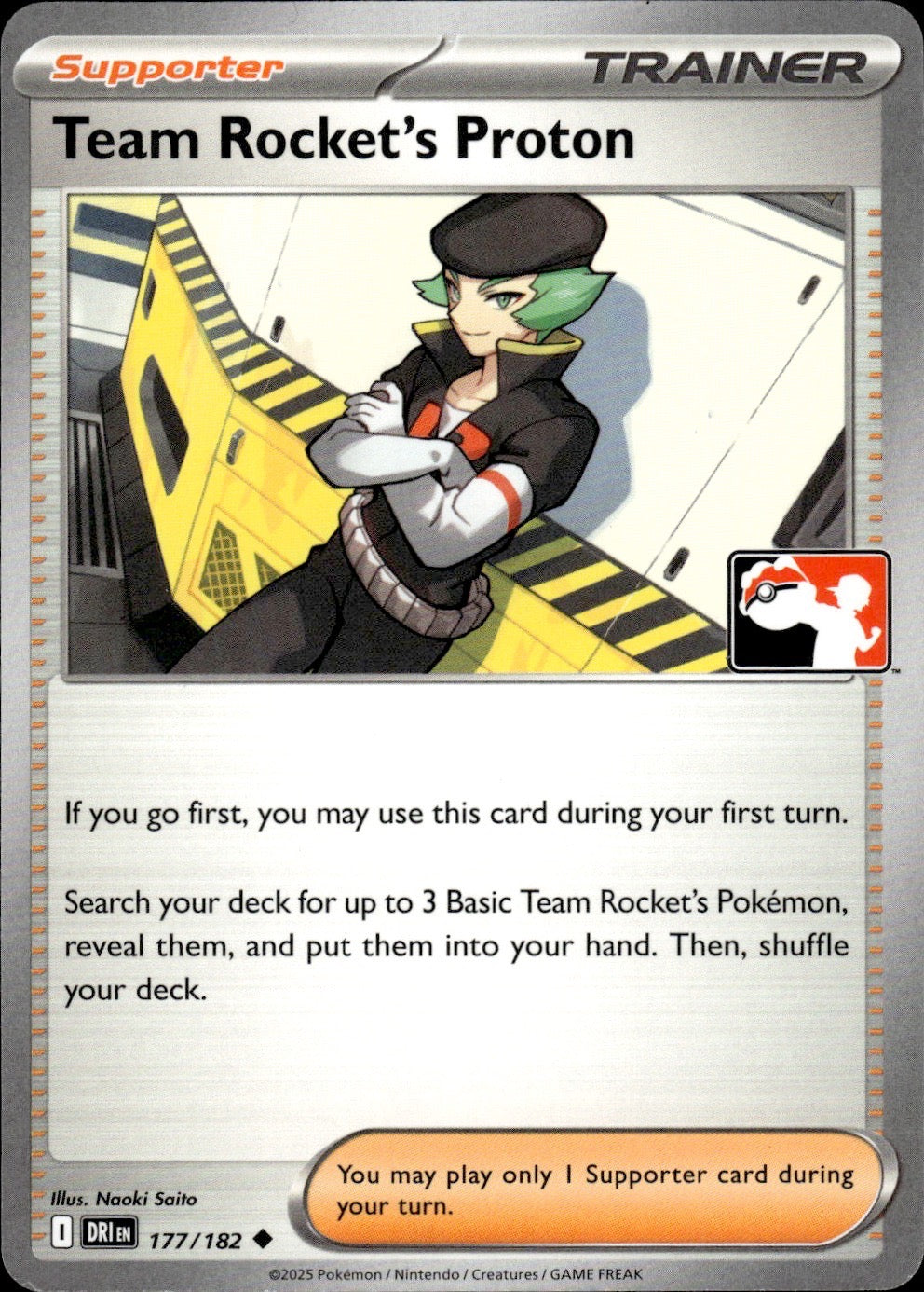 Team Rocket's Proton 177/182 Uncommon Prize Pack Series Cards Pokemon Near Mint