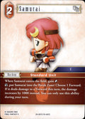 Samurai 15-007C Common Crystal Dominion Final Fantasy Near Mint