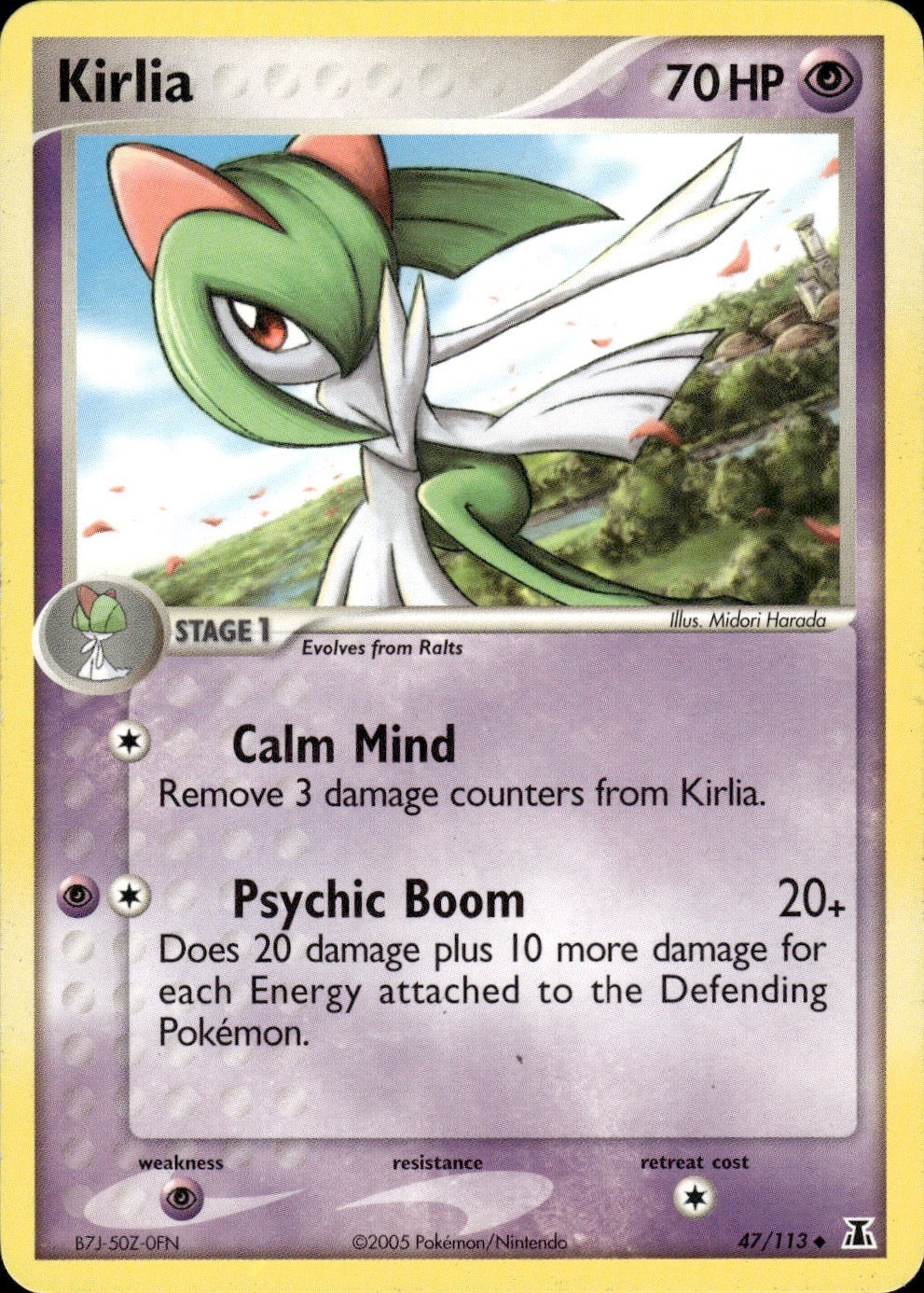 Kirlia 47/113 Uncommon Delta Species Pokemon Lightly Played