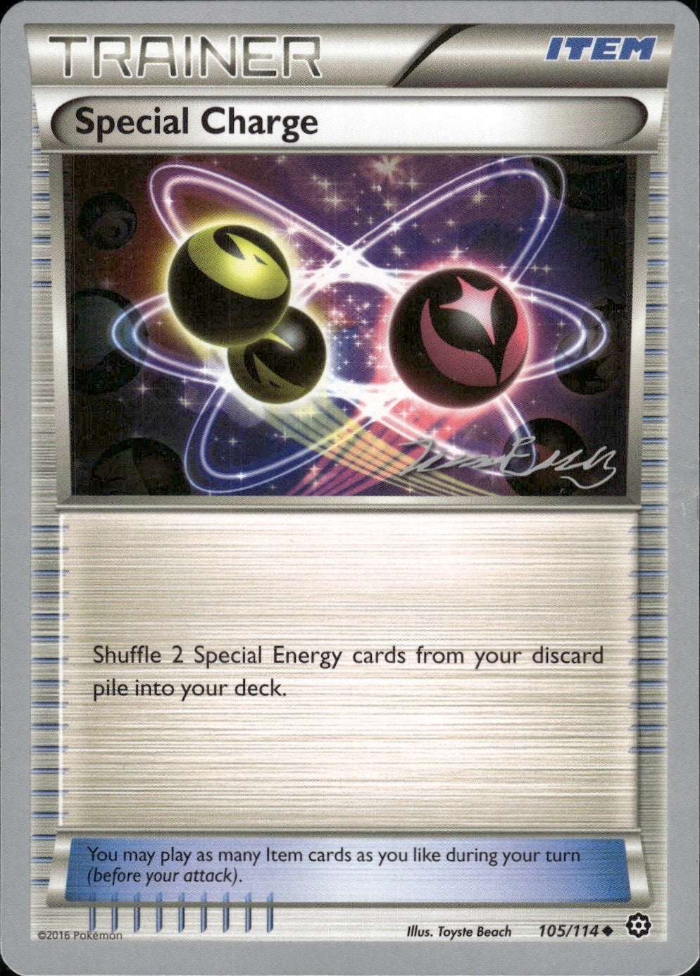 Special Charge (Jesper Eriksen) 105/114 World Championship Decks Pokemon LP