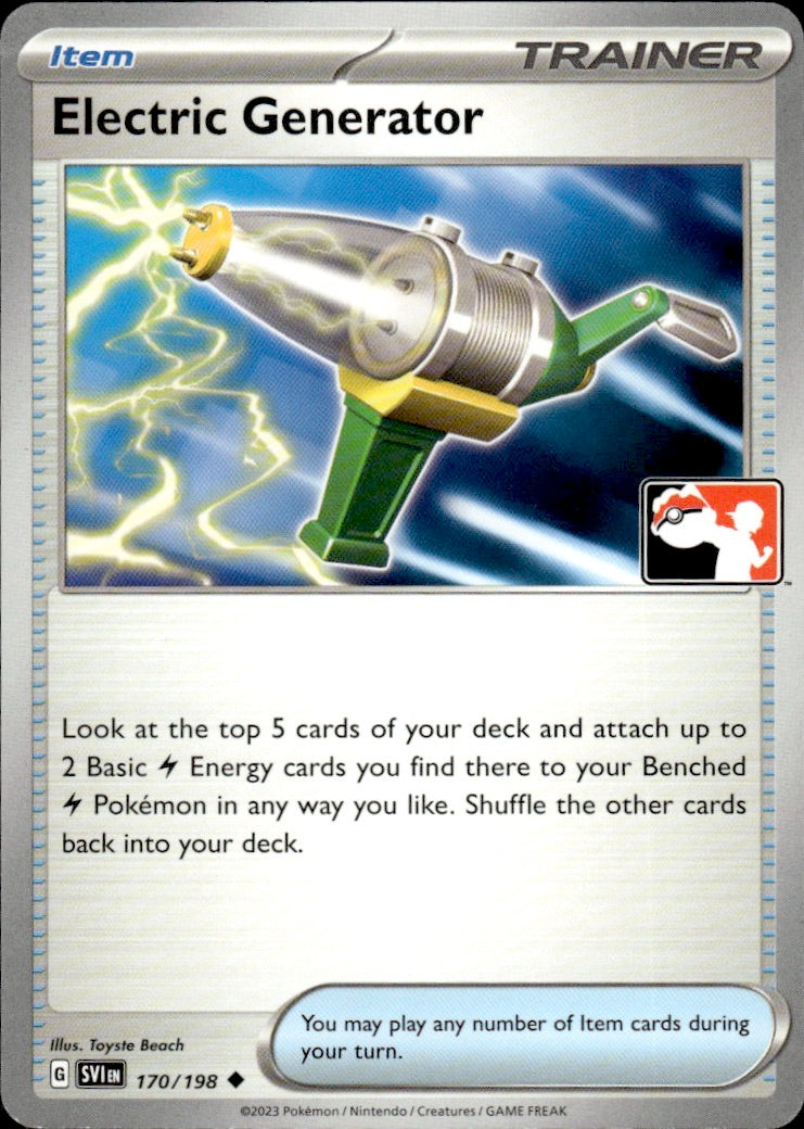 Electric Generator 170/198 Uncommon Prize Pack Series Cards Pokemon LP