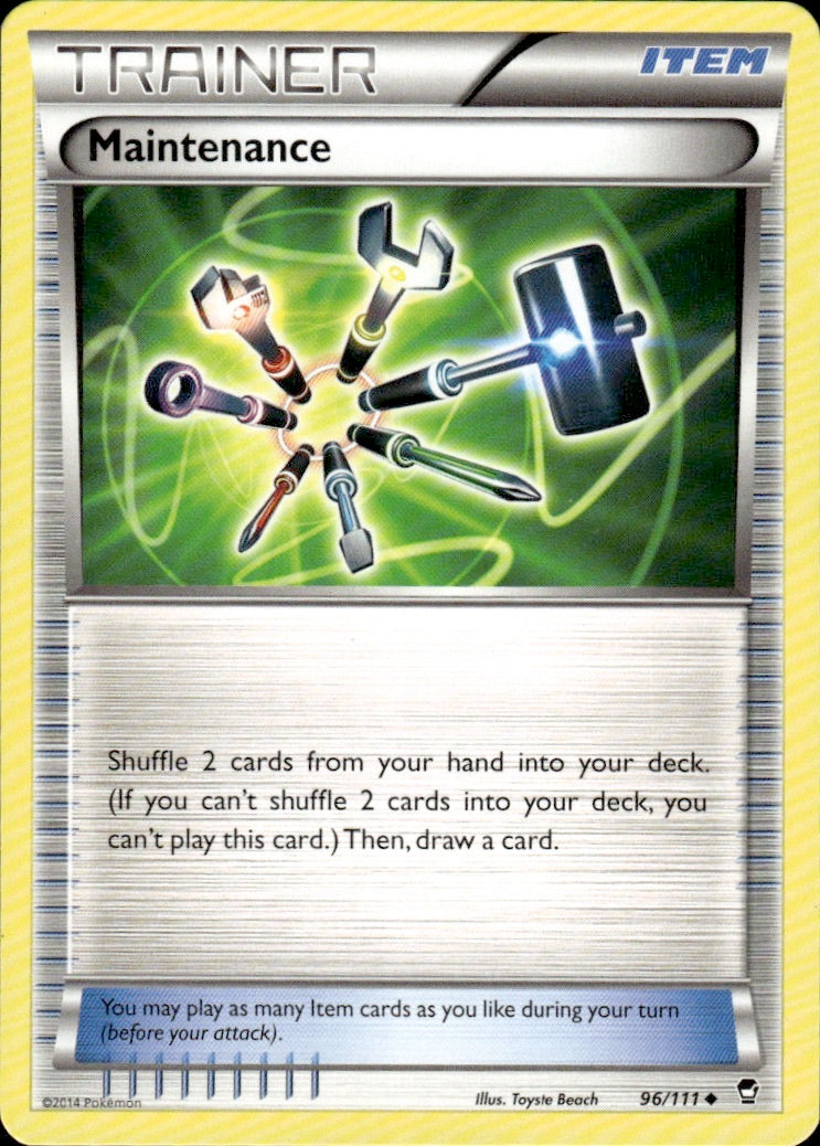 Maintenance 96/111 Uncommon Furious Fists Pokemon Lightly Played