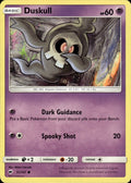 Duskull 51/147 Common Burning Shadows Pokemon Lightly Played
