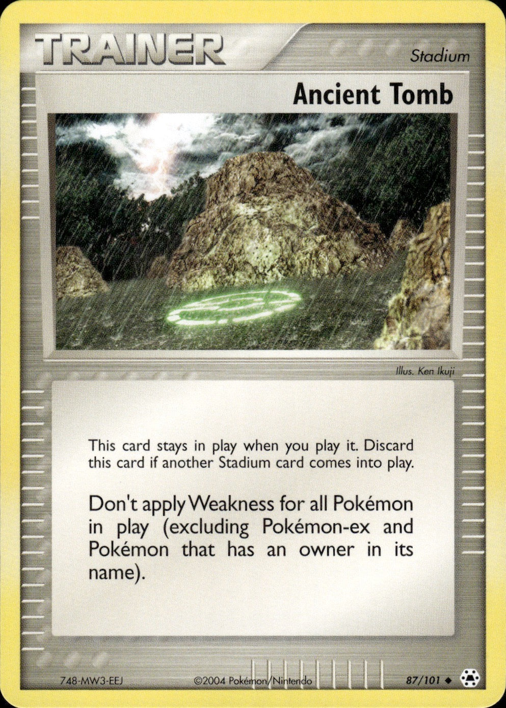 Ancient Tomb 87/101 Uncommon Hidden Legends Pokemon Lightly Played