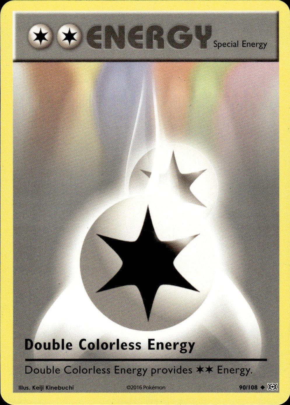 Double Colorless Energy 90/108 Uncommon Evolutions Pokemon Lightly Played