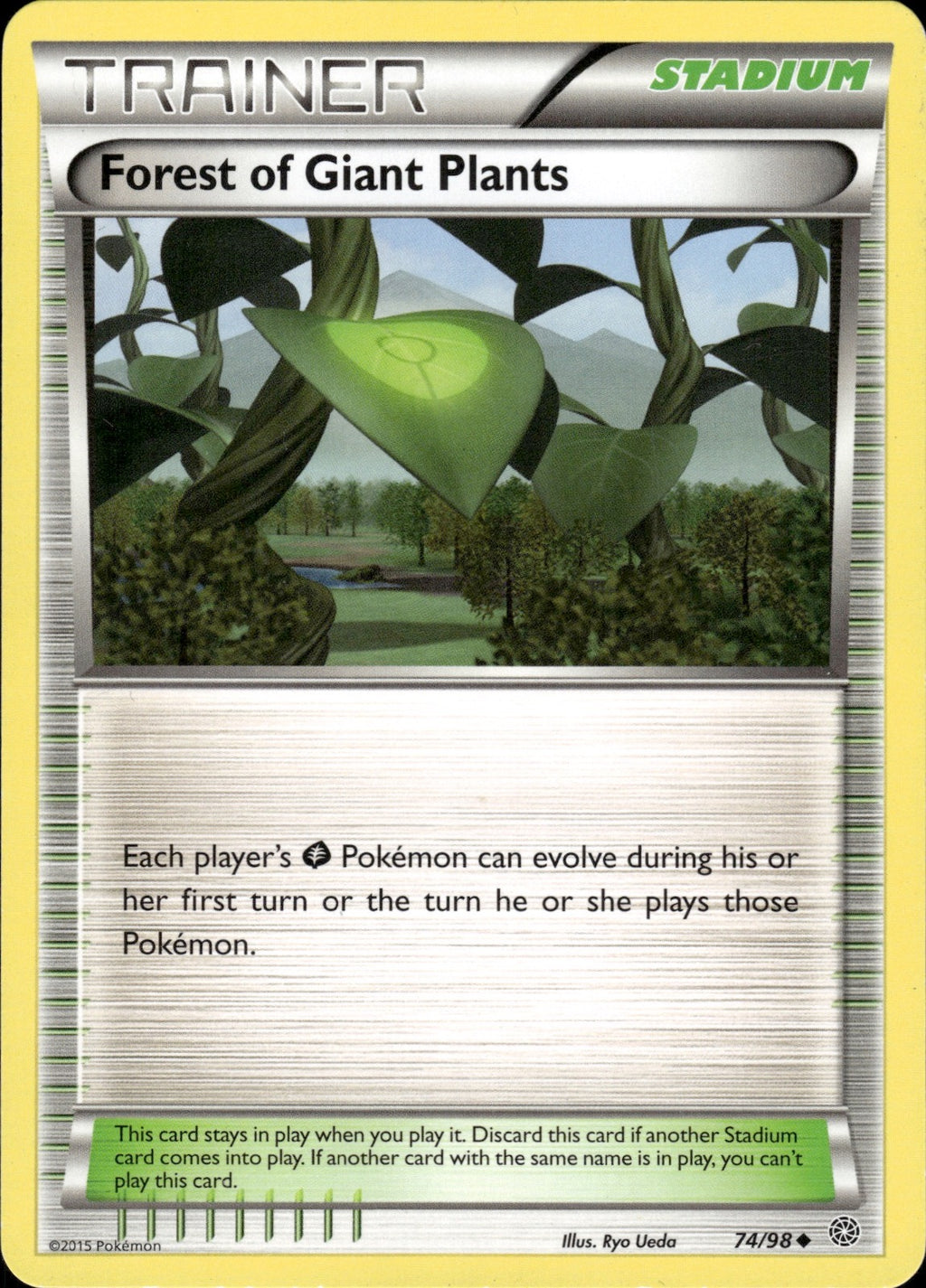 Forest of Giant Plants 74/98 Uncommon Ancient Origins Pokemon Lightly Played