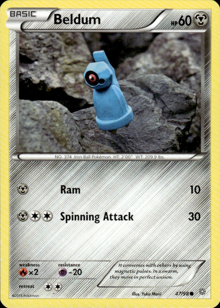Beldum 47/98 Common Ancient Origins Pokemon Lightly Played
